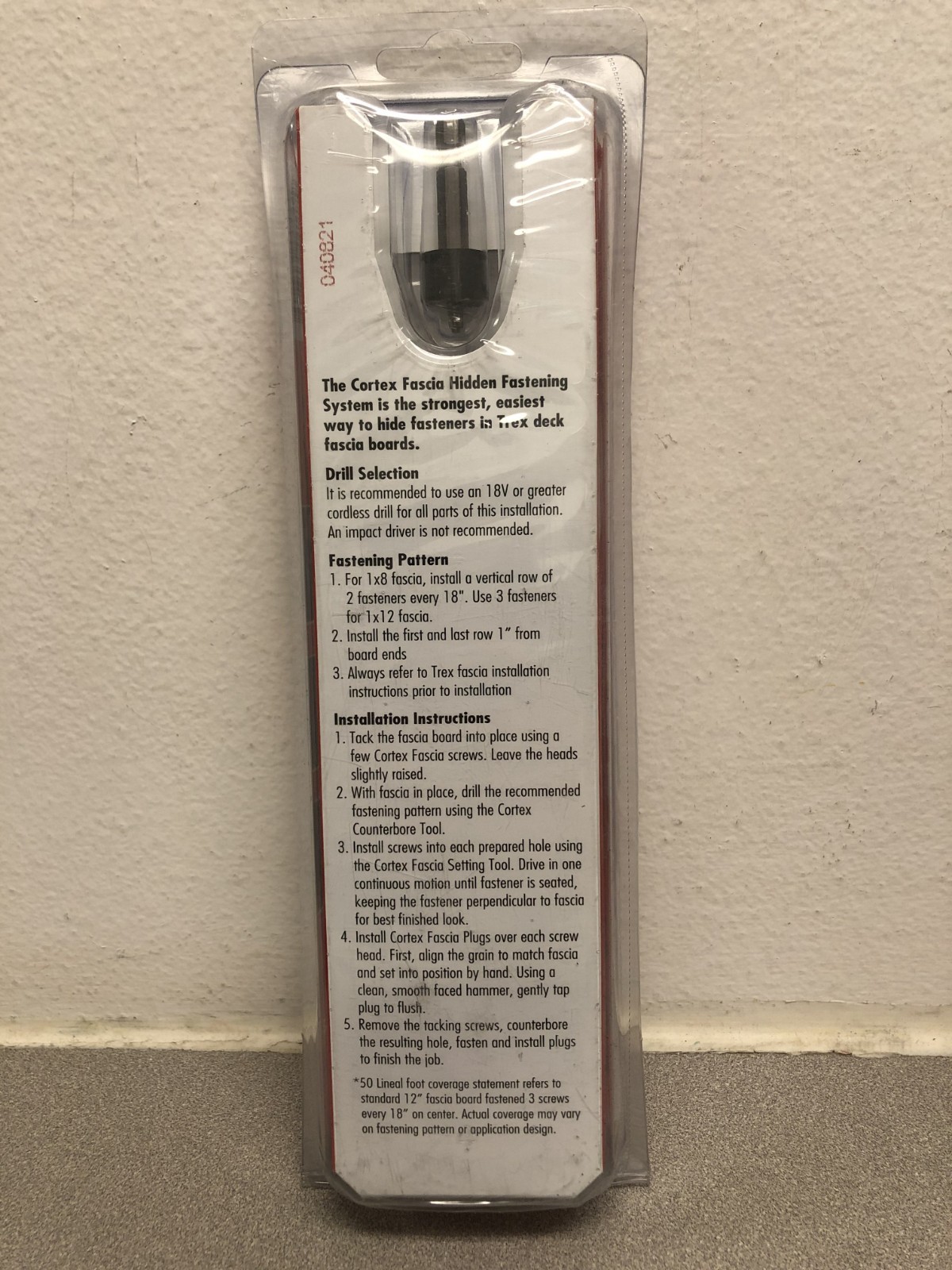 FastenMaster Cortex Hidden Fastening System for Fascia 1-3/4" Universal White gallery