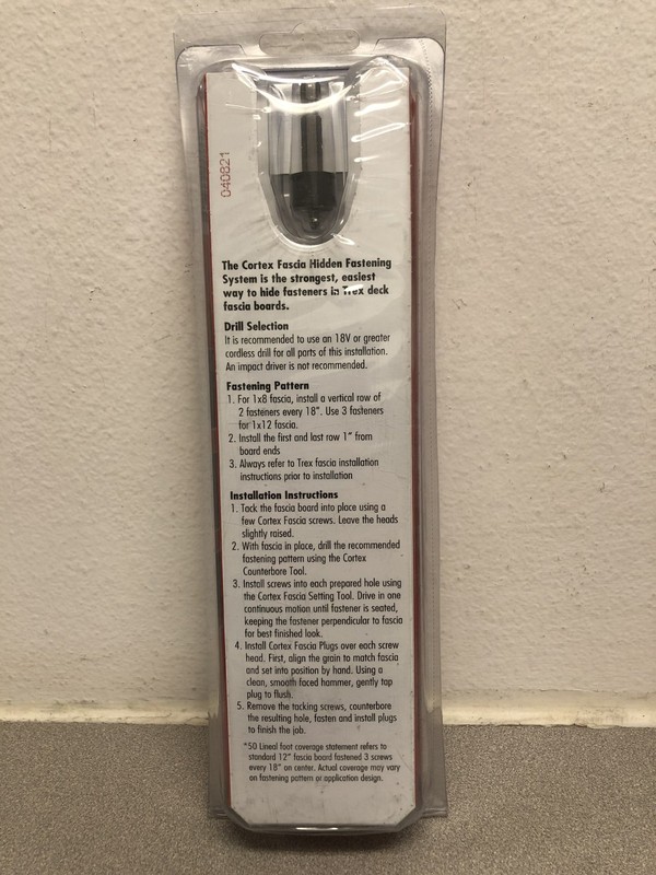 FastenMaster Cortex Hidden Fastening System for Fascia 1-3/4" Universal White gallery
