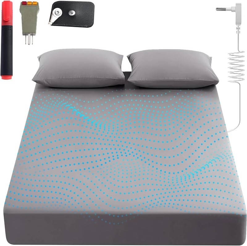 Grounding Sheets King Size - 90% Organic Cotton & 10% Silver Fiber for Pain R... gallery