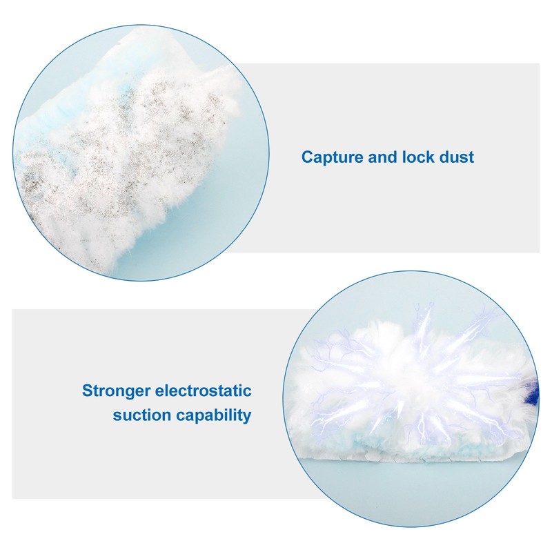 30PCS Electrostatic Duster Refills Disposable Compatible with 2 Handles for Home gallery