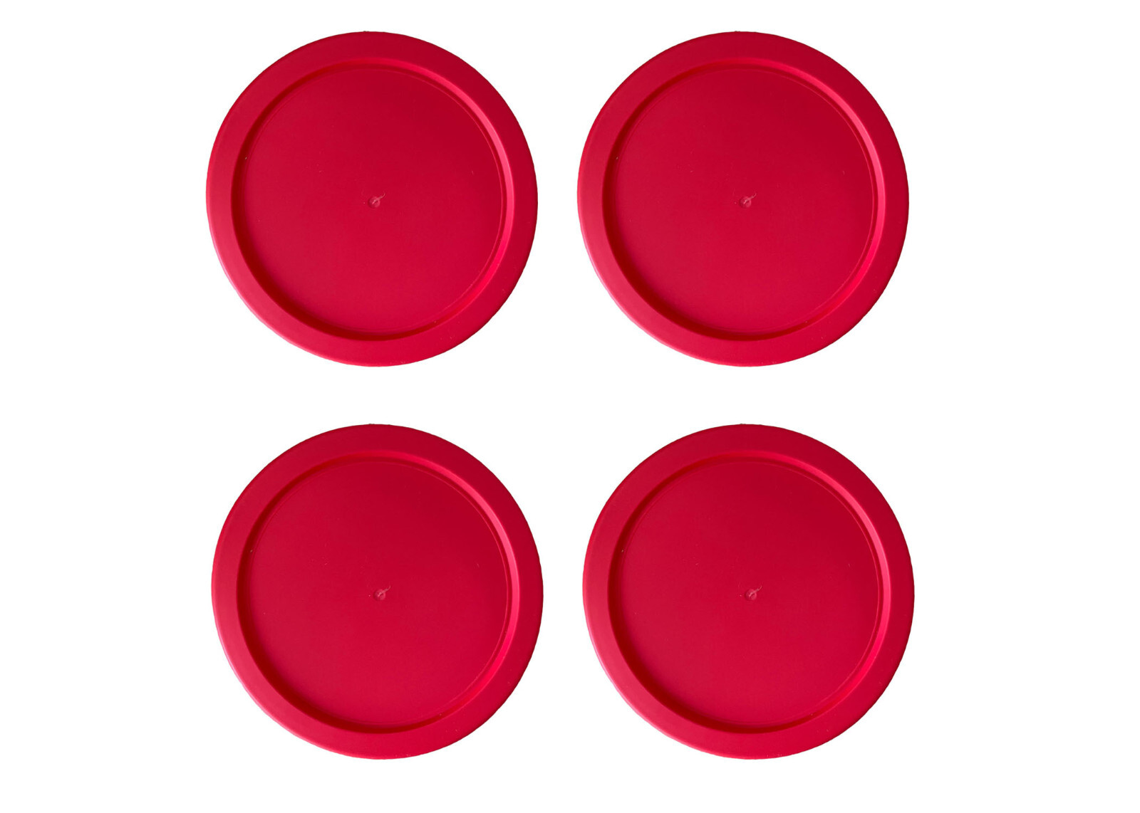 4 Replacement Lids Covers for Pyrex 2-Cup Glass Containers, 5-Inch 7200-PC RED gallery