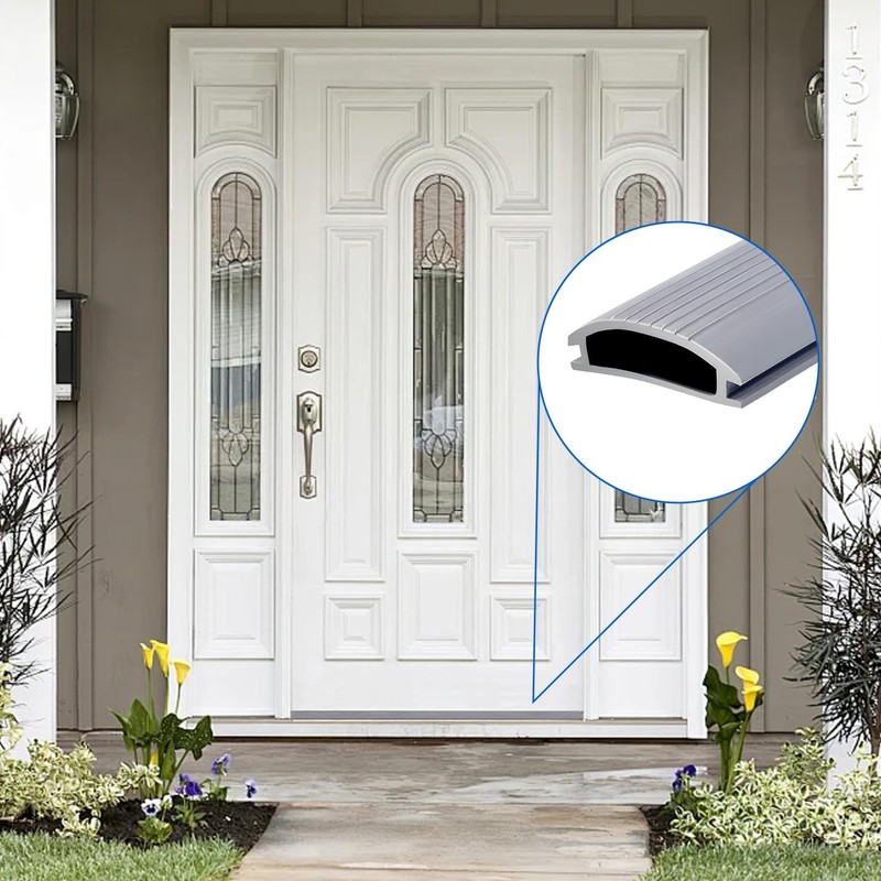 Vinyl Replacement Insert 2 PCS 36x15/16x3/8 Inch Adjustable Threshold Seal gallery