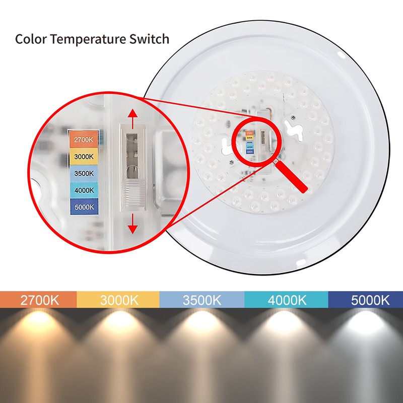 LED Ceiling Light | ALL-IN-ONE Adjustable Light Color | Dimmable | 10"/12"/14" gallery