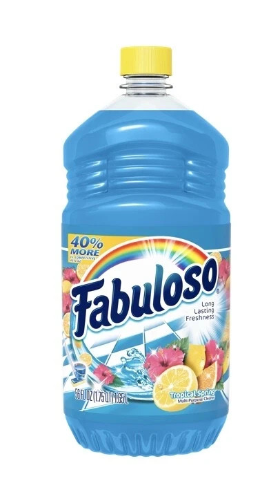 Fabuloso Concentrated All Purpose Cleaner Liquid, Tropical Spring, 56 Fl. Oz. gallery