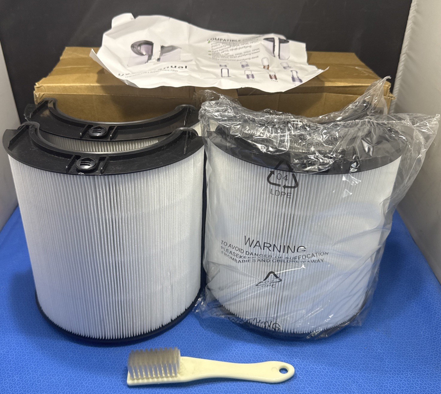 360° Combi Glass H13 Hepa + Activated Carbon Filter Compatible w/ Dyson TP07 etc gallery
