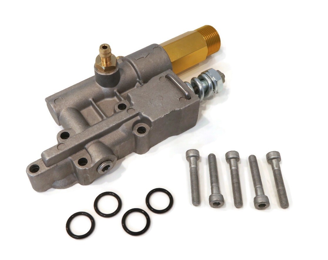 Outlet Valve Kit with Tube, Unloader, & Chemical Injector for Pressure Washers gallery