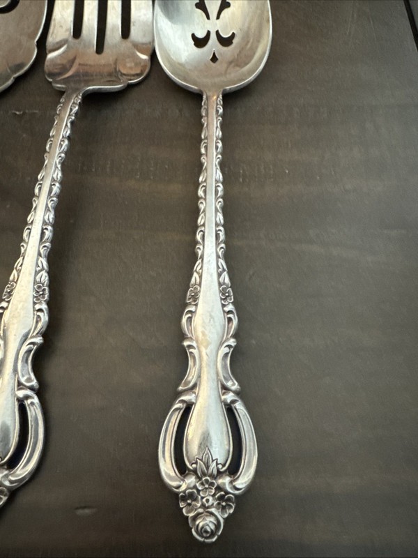 International COUNTESS Deepsilver Silver Plate Ornate 5 Piece Serving Set gallery