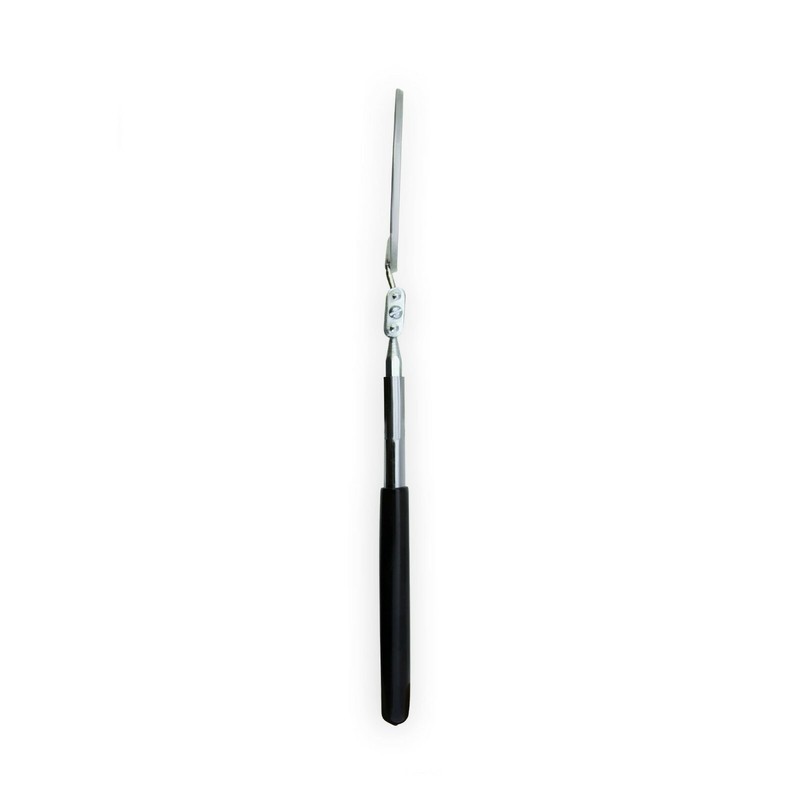 Ullman Telescoping Inspection Mirror Red Vinyl Grip 3-1/4 in. Diameter USA MADE gallery