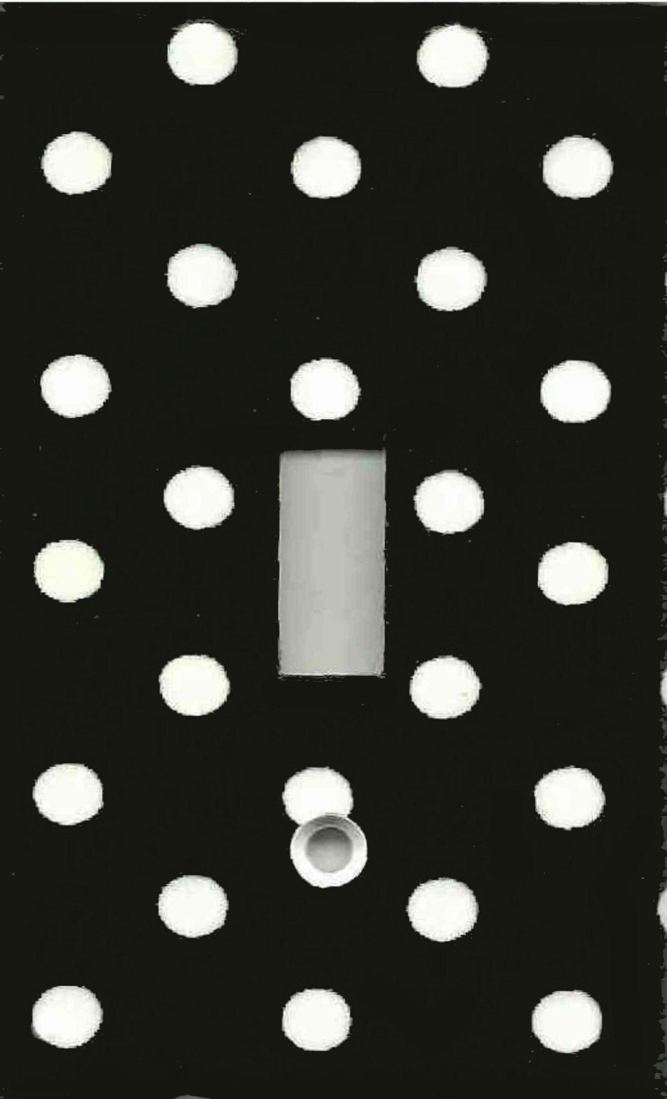 BLACK AND WHITE POLKA DOTS HOME DECOR LIGHT SWITCH PLATES AND OUTLETS gallery