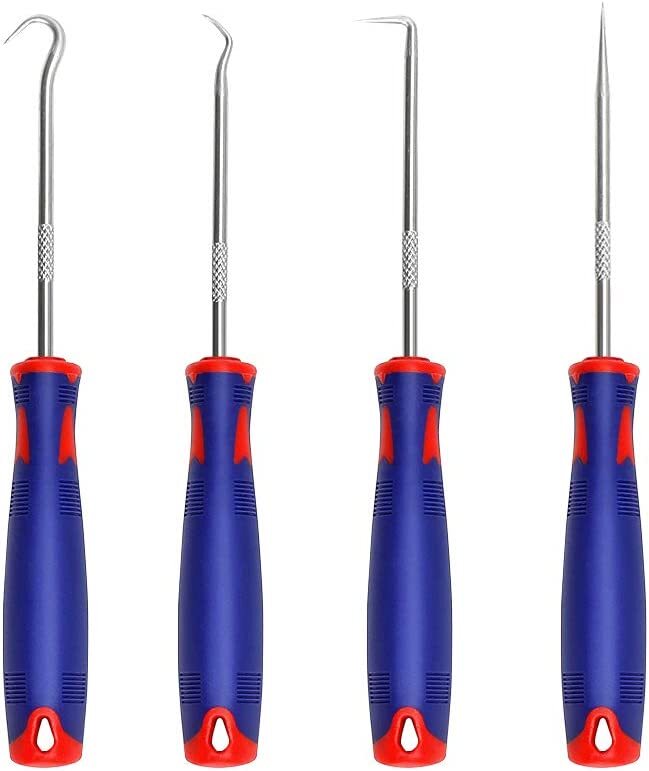 WORKPRO Precision 9 Pcs Pick and Hook Set W/Scraper Automotive Hand Tools Set gallery