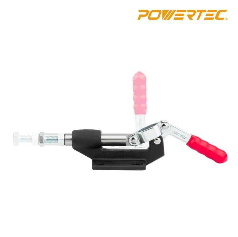 POWERTEC Plunger Stroke Toggle Clamp 305-CM with Iron Base, 500 lbs (20318) gallery
