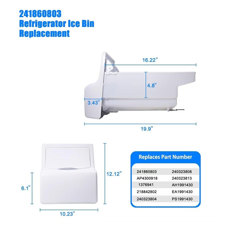 Frigidaire Ice Bin Assembly - White (241860803) gallery