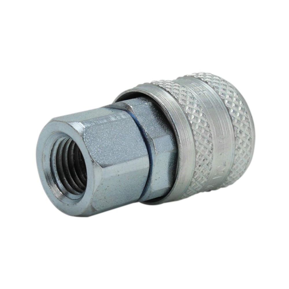 Air Coupler Fitting, A-Style (ARO 210) Quick 1 Count (Pack of 1), Silver