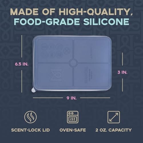 DecarBox & Thermometer Set - Food-Grade Silicone, Oven-Safe, Smell-Proof, Heat-R gallery