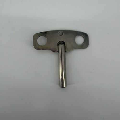 Vintage Metal Winding Key Square Socket T-Handle Clock Radiator Tool Silver gallery