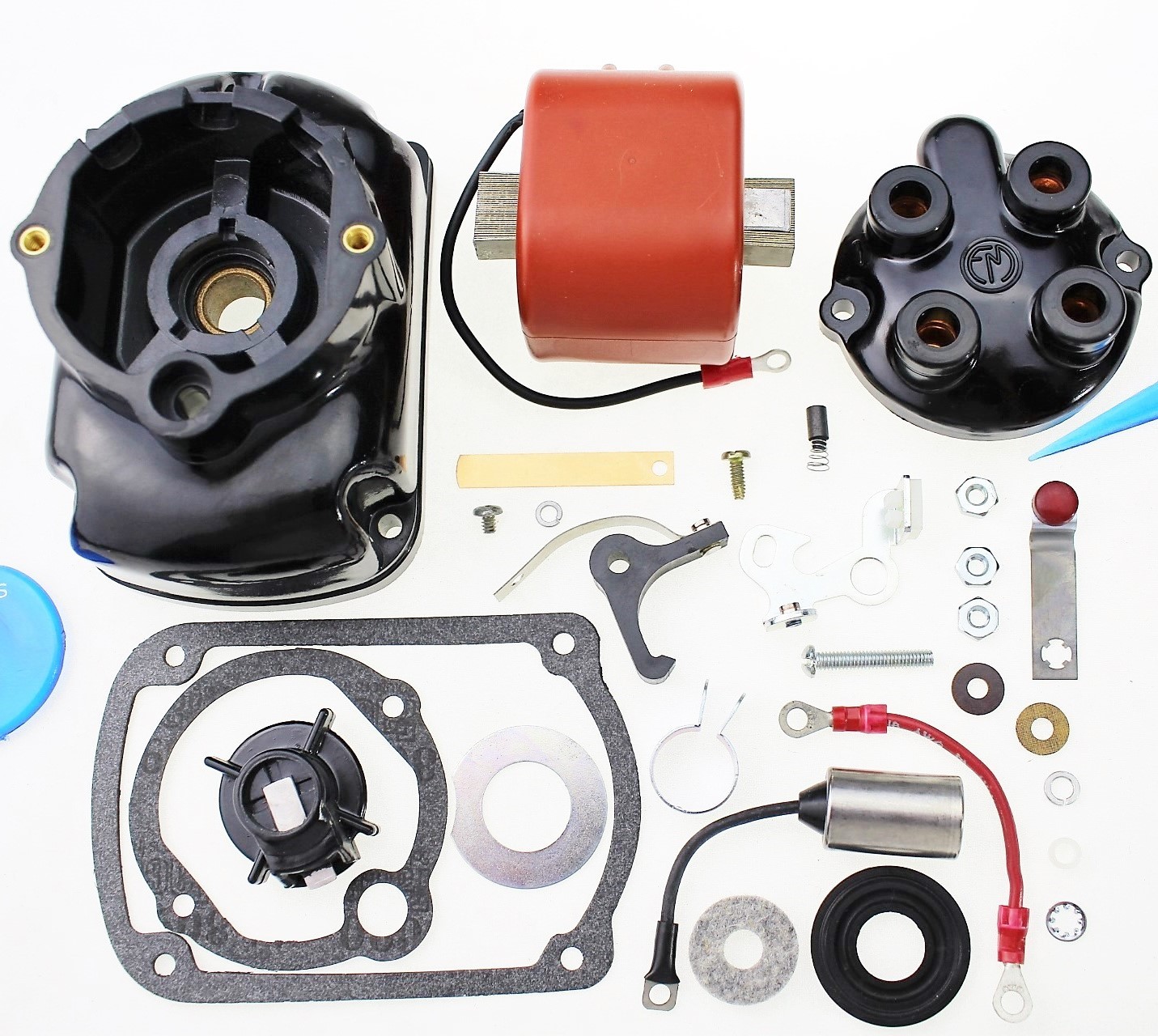 Magneto Cover Cap Points Rotor Kit fit J4A73 J4B3 J4B3A J4B4 J4B4A J4B5 J4B8 X44 gallery