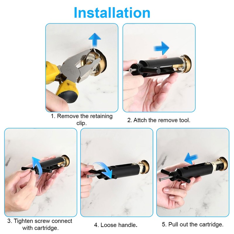 Faucet Cartridge Puller Tool Valve Stem Removal Extractor forMoen 1200 1222 1225 gallery