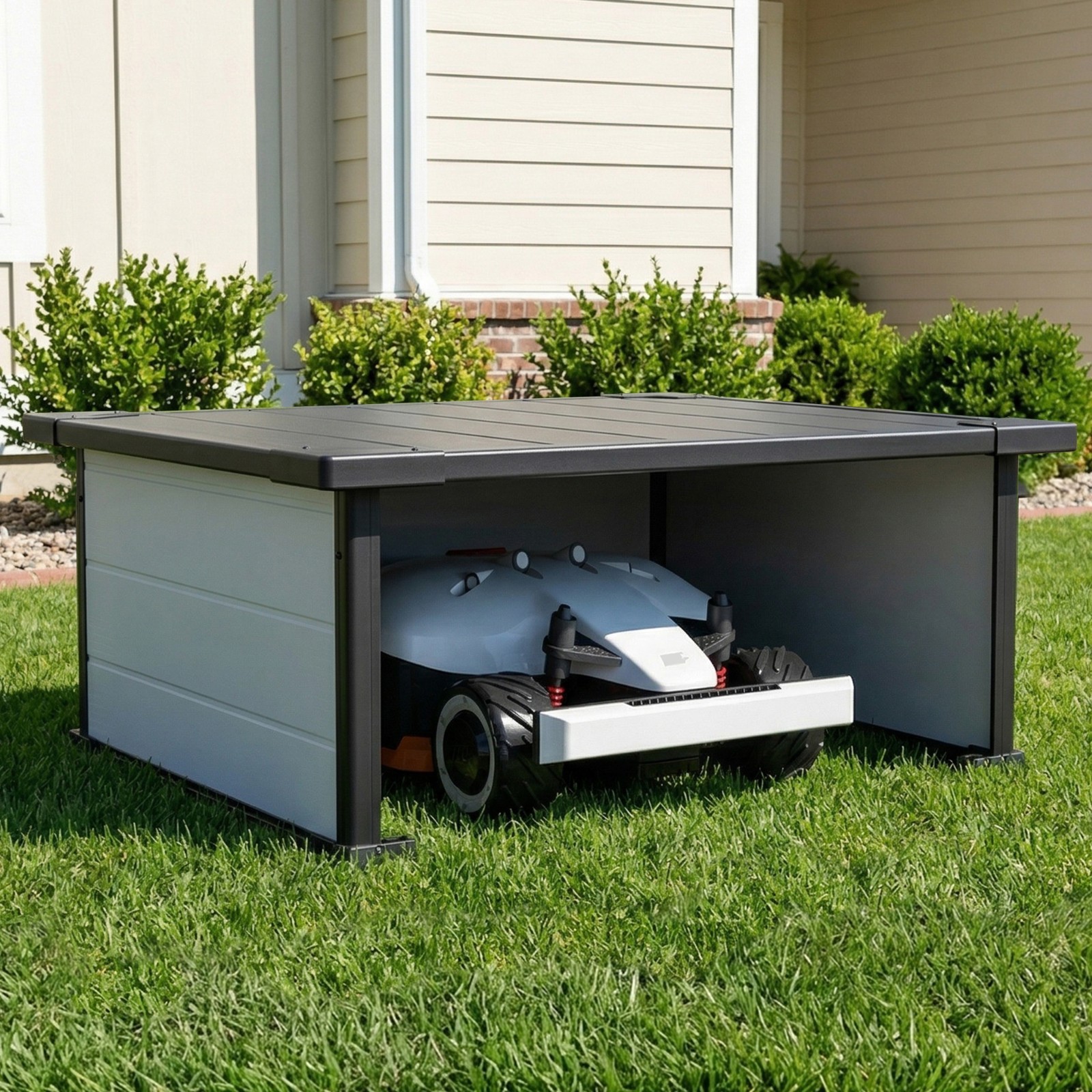 GDLF Robot Lawn Mower Garage, Small shed for Automatic Mower Charging Station gallery