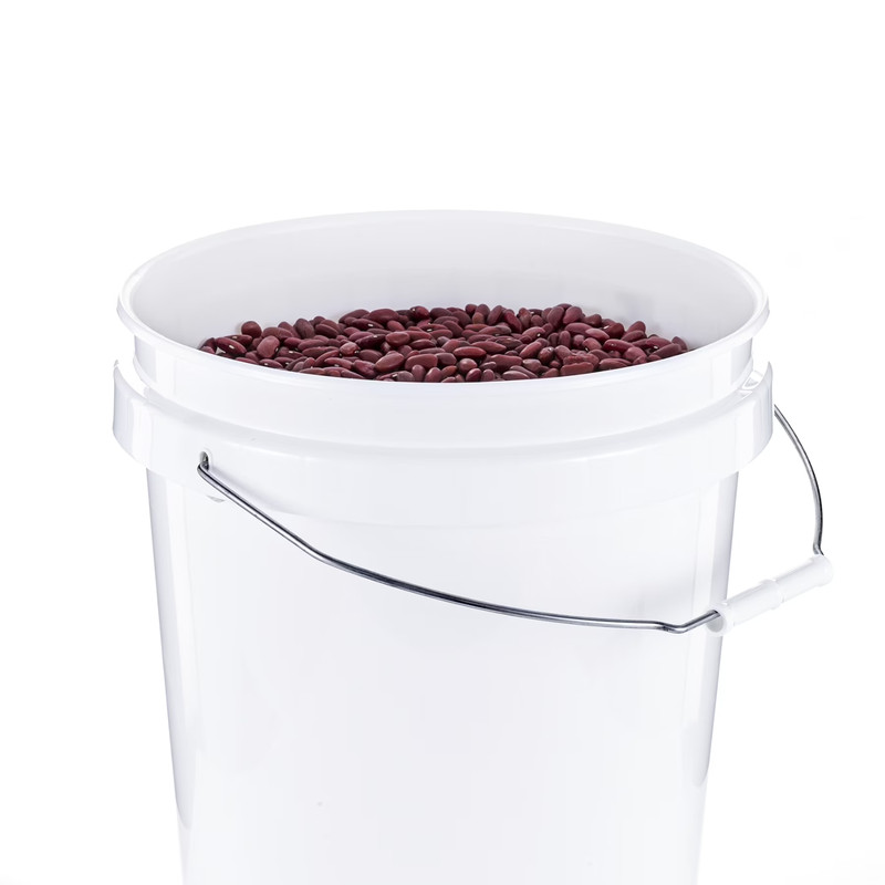 (8 pack) United Solutions 5 Gallon Round Utility Bucket, Comfort Handle, Plastic gallery