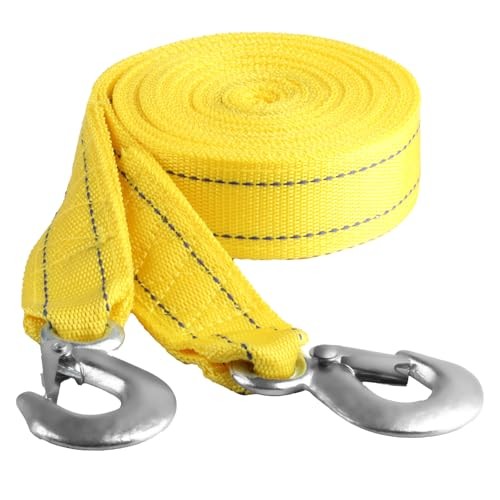 Tow Straps Heavy Duty with Hooks, 2" x 16.4 Ft,13,227 lbs Heavy Duty ATV Car gallery
