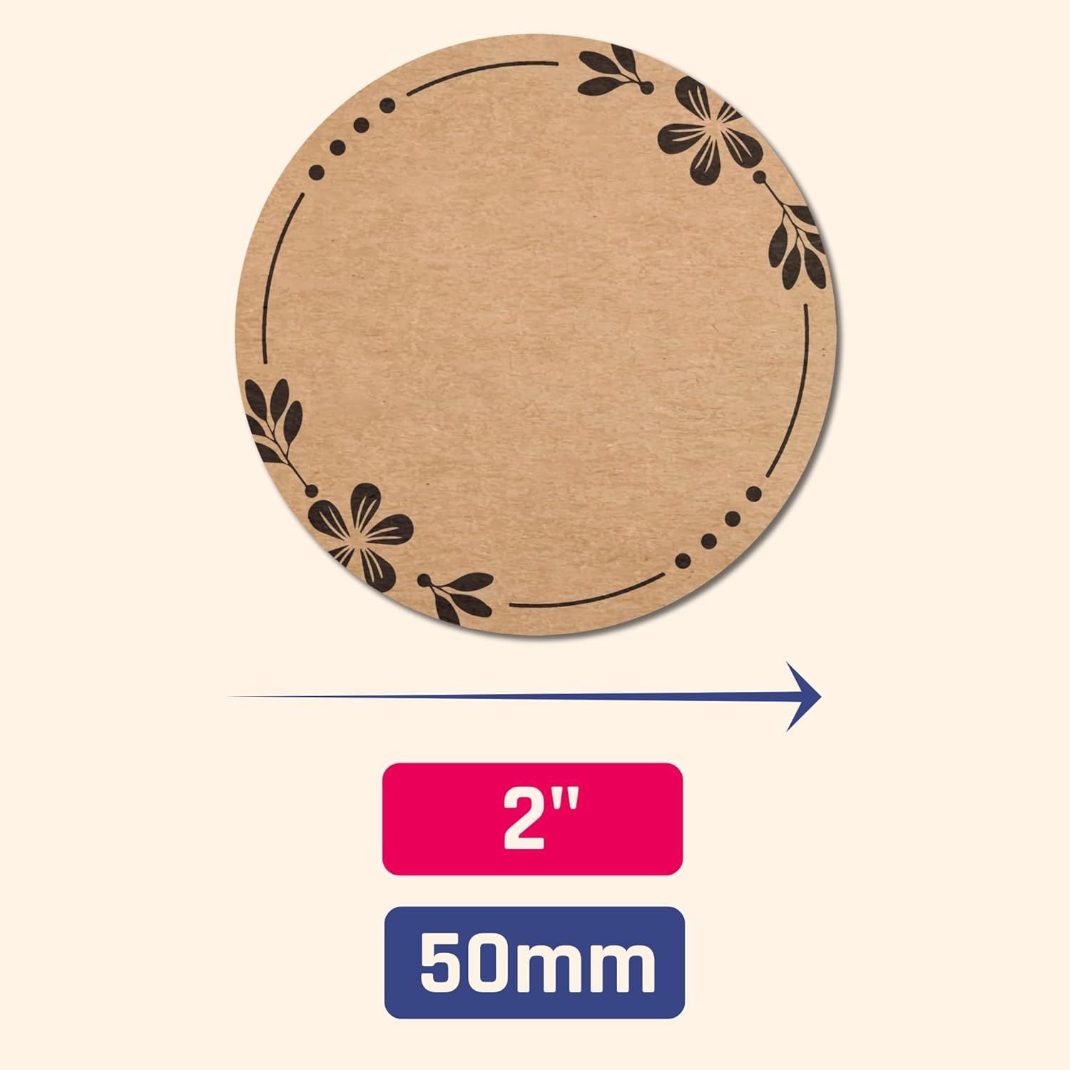 300 Pieces 2 Canning Labels For Mason Jars Brown Kraft Jar Stickers To Write On gallery