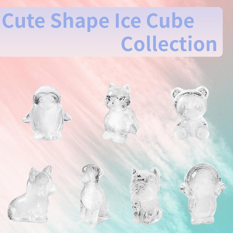 Silicone Ice Cube Tray,Bear 3D Large Ice Cube Molds for gallery