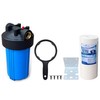 Whole House Water Filter System 10"x4.5" Big Blue 1" NPT w/ Sediment Filter gallery