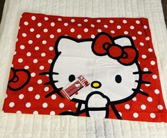 Hello Kitty Beach Towel Extra Large (34 in Wide 64 in Long) ~Red Polka Dot ~ NWT