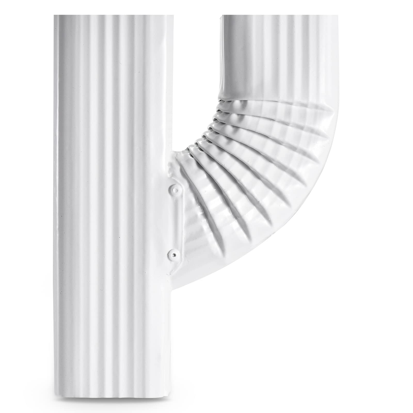 VYH Downspout Gutter Y Connector 2x3 Upright High Gloss White gallery