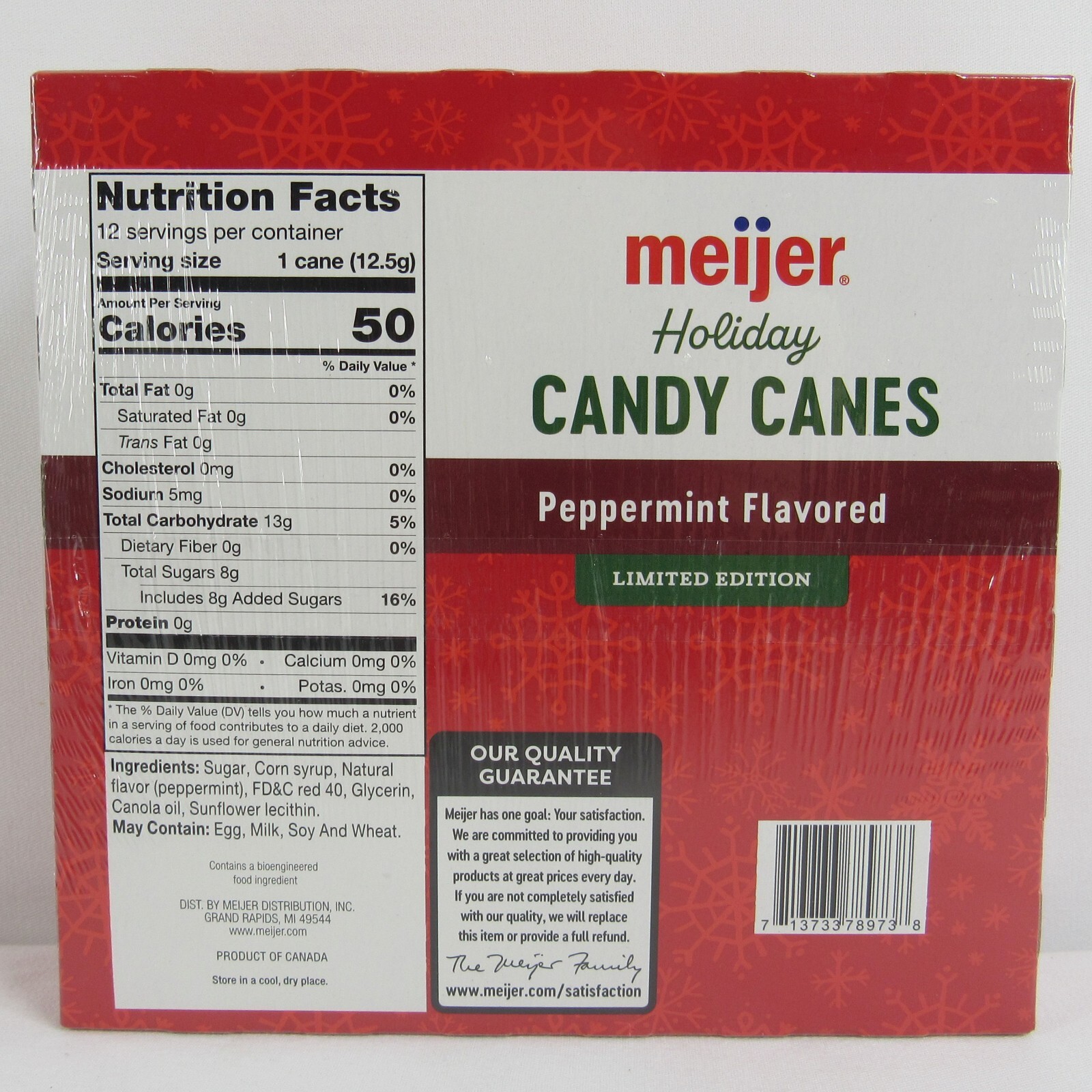 Peppermint Candy Canes Pack of 12 Red & White Meijer Holiday Christmas Sept 2026 gallery