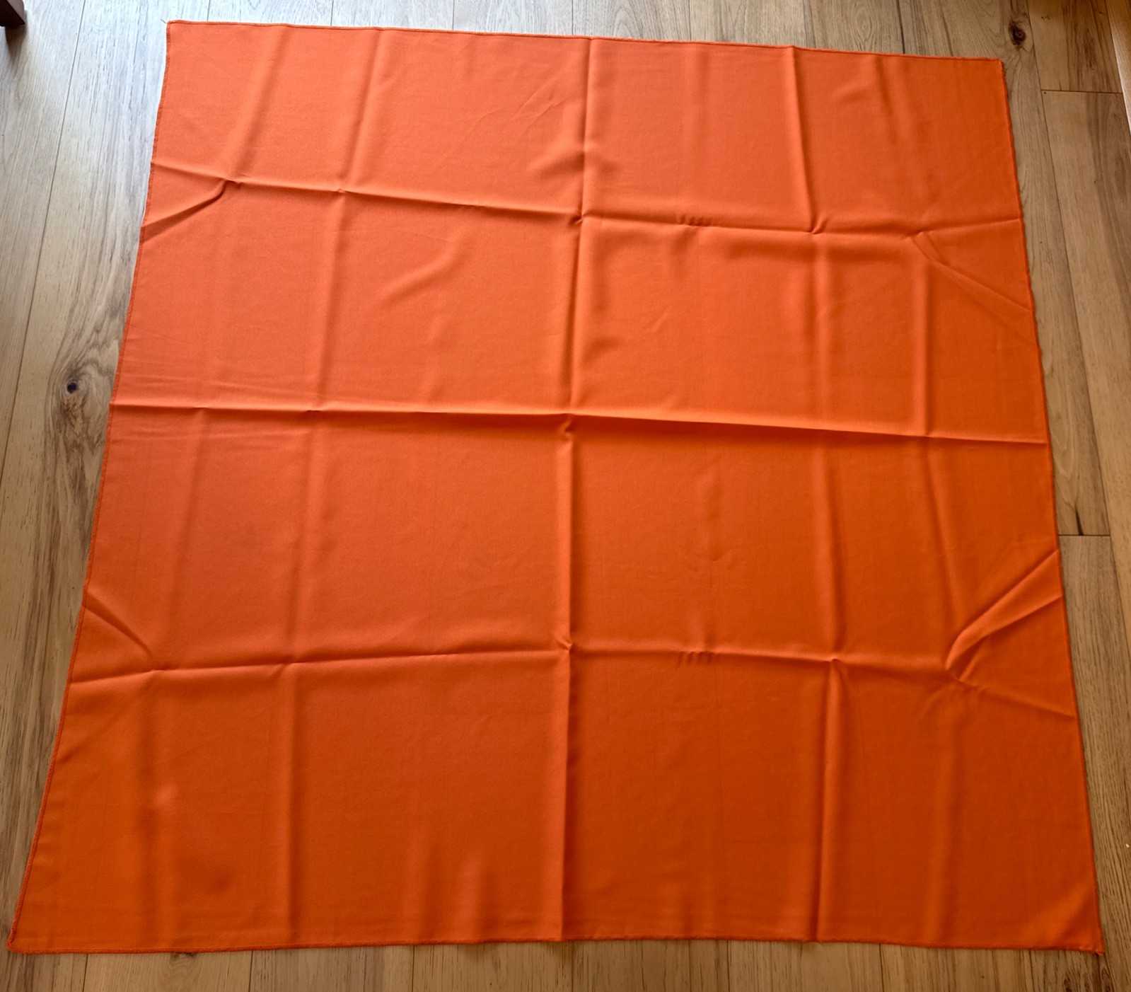 Lot Of 6 LA Linen Polyester Tablecloth 52 X 52/Orange/ Halloween/Grad Party gallery