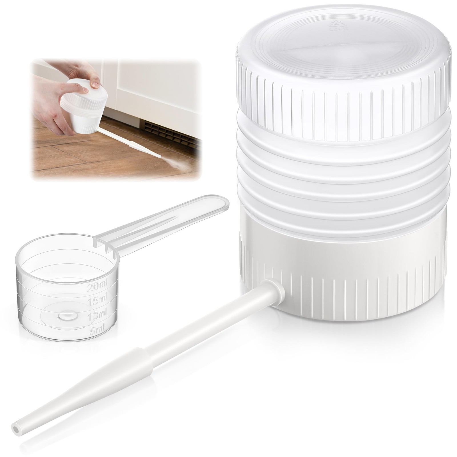 1 Pack Diatomaceous Earth Powder Duster, 6 Inch Refillable Handheld Dust Appl... gallery