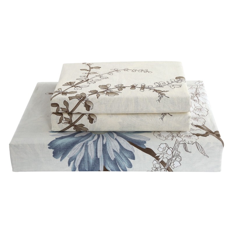 OPEN BOX ITEM: Daisy Silhouette 100% Cotton Bedding Set: 3pc Duvet Cover Set gallery
