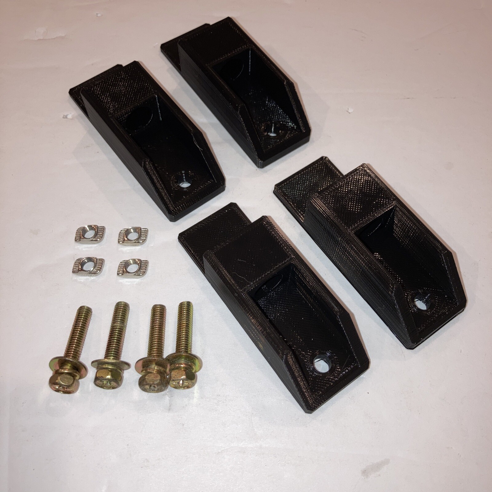4-Qty Side Mounted Foot Anchor w/ Screws, T-Nuts Fits 20mm Extrusion 3D Printed gallery