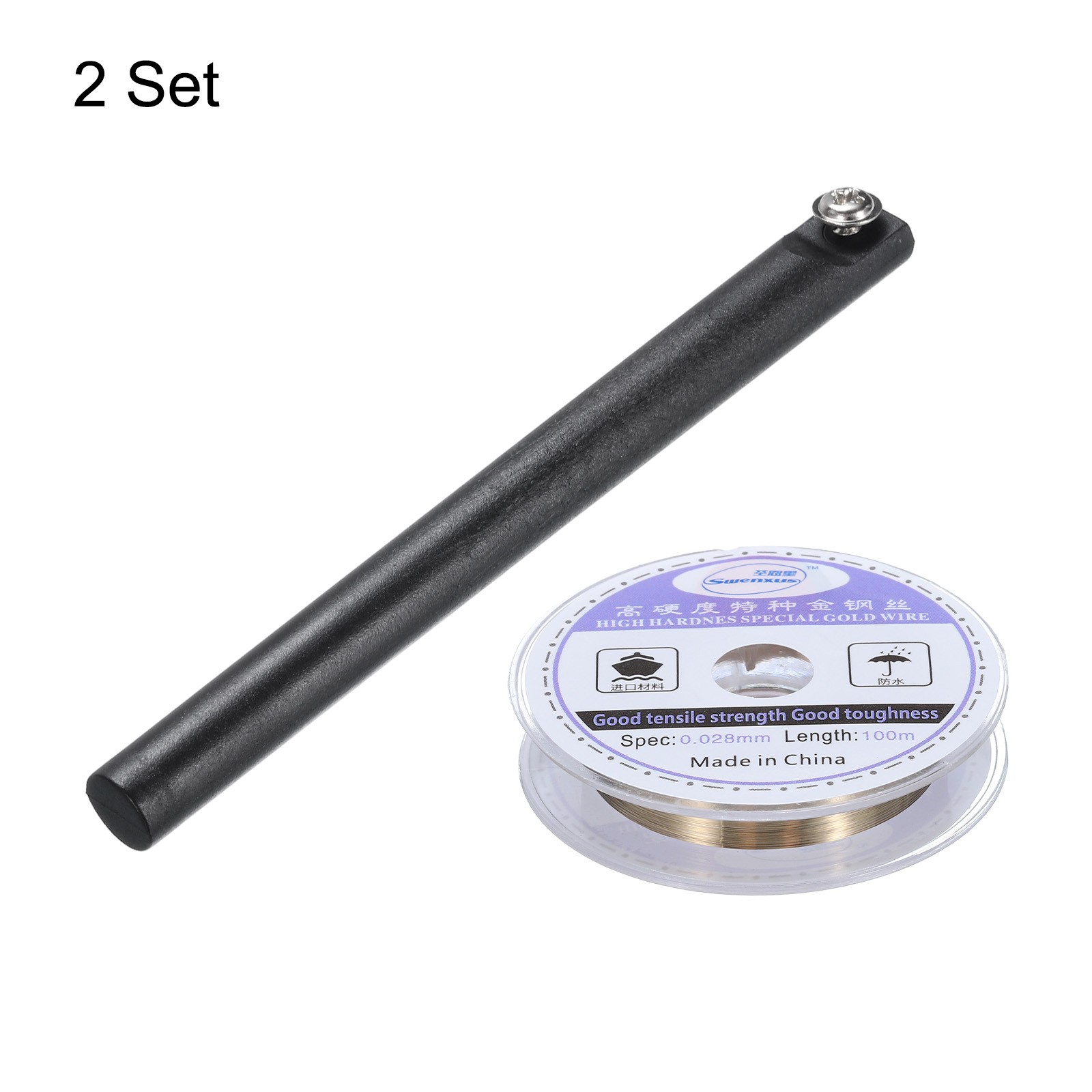 100m Molybdenum Screen Cutting Wire Line with Handle LCD Separate 0.028mm gallery