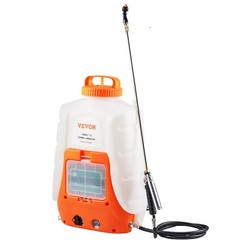 Battery-Powered Backpack Sprayer – 4 Gal, 0–90 PSI, 8 Nozzles, 12V 8Ah Lithium