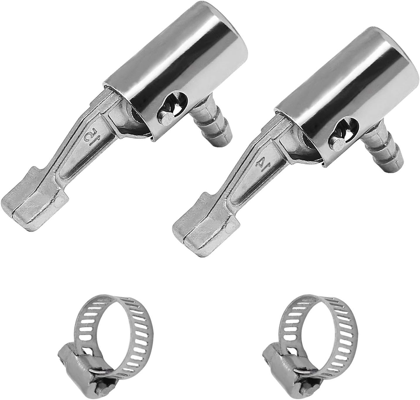 2-Pack 1/4" Lock On All Metal Air Chuck Mini Air Compressor Replacement Nozzle gallery