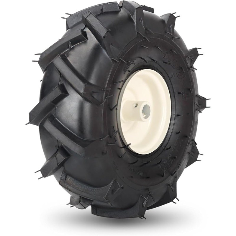 Replacement Tire Set 11x4 00-4 Heavy Duty Tiller Garden Tractor Universal Fit US gallery