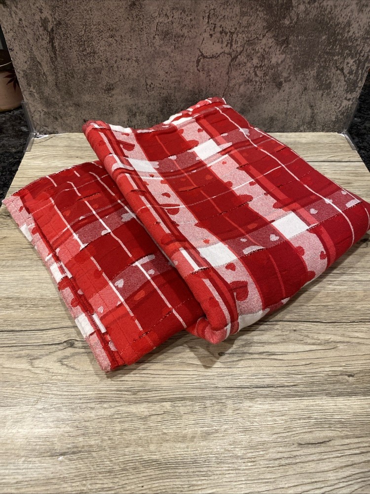 Fabric valentines tablecloth rectangular shaped valentine 102×53 Inches