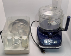 KitchenAid KFP600OB Food Processor11-Cup Complete Attachments Case Tested