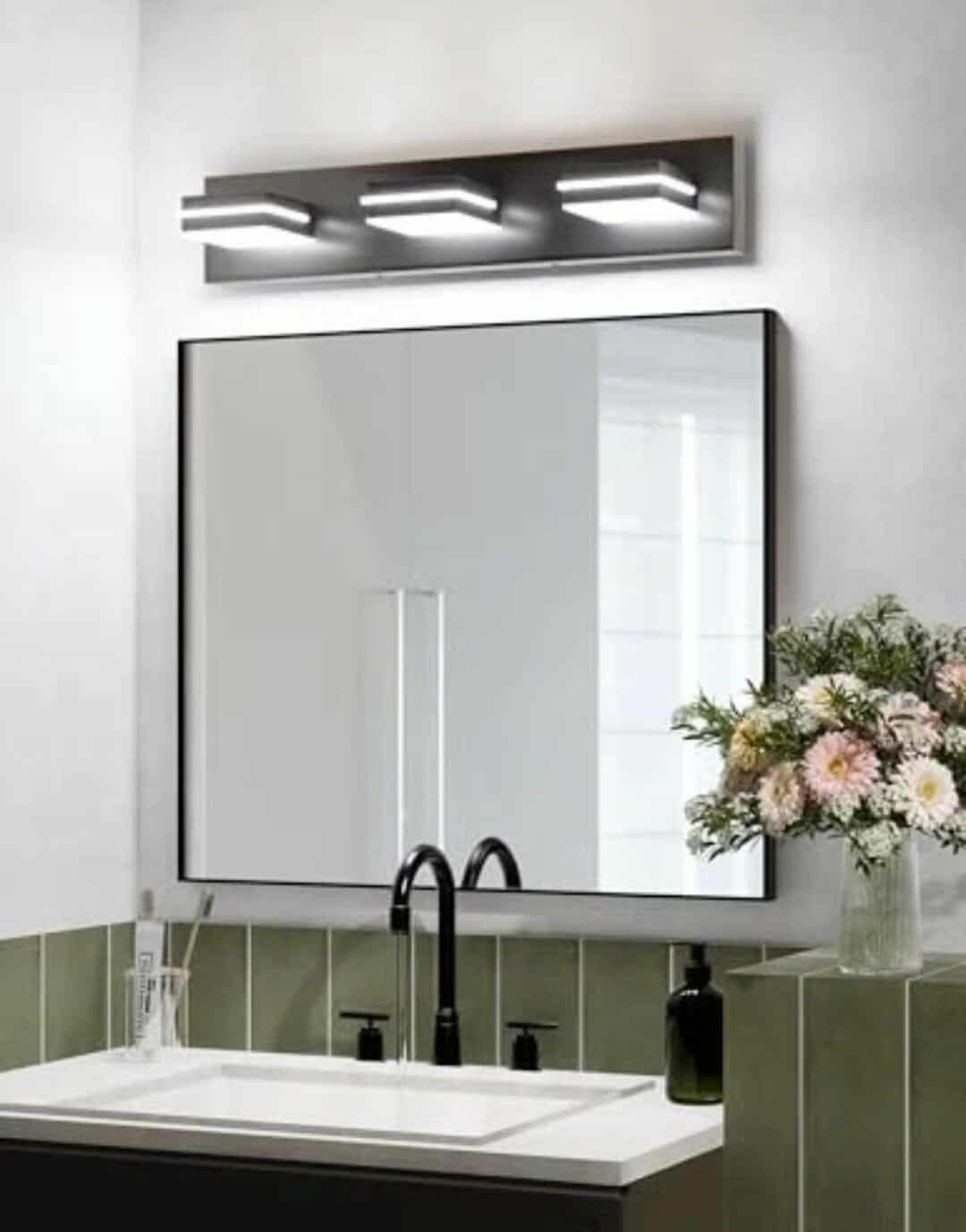 Modern Bathroom Vanity Light Fixtures (3-Light, 24 3-Light,24-Inch 6000K gallery