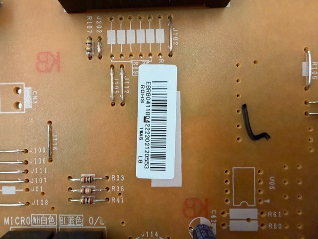 GE Microwave Electronic Control Board WB56X29816, WB27X27171, WB04X10038 gallery