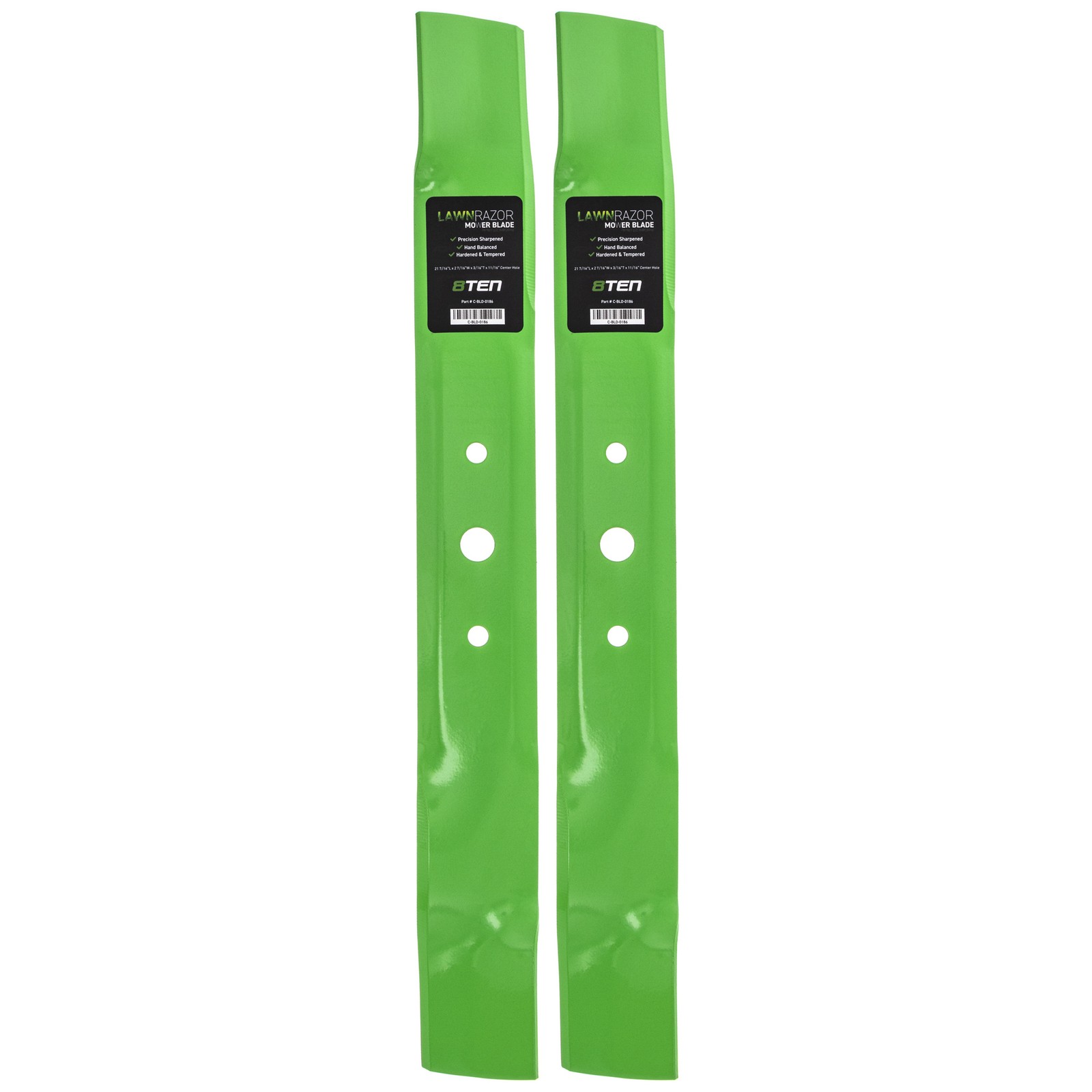 LawnRAZOR Mulching Blade for John Deere L100 L110 L118 L111 L105 L108 2-Pack gallery