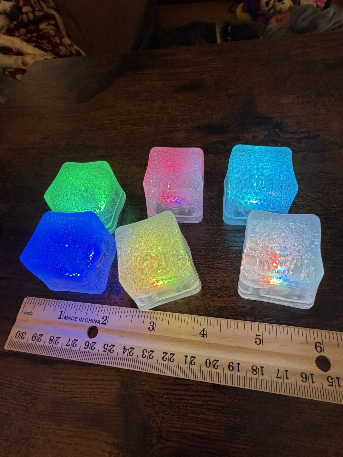 Light Up Ice Cubes for Drink Led Glow Cube Flashing Ice Cubes gallery