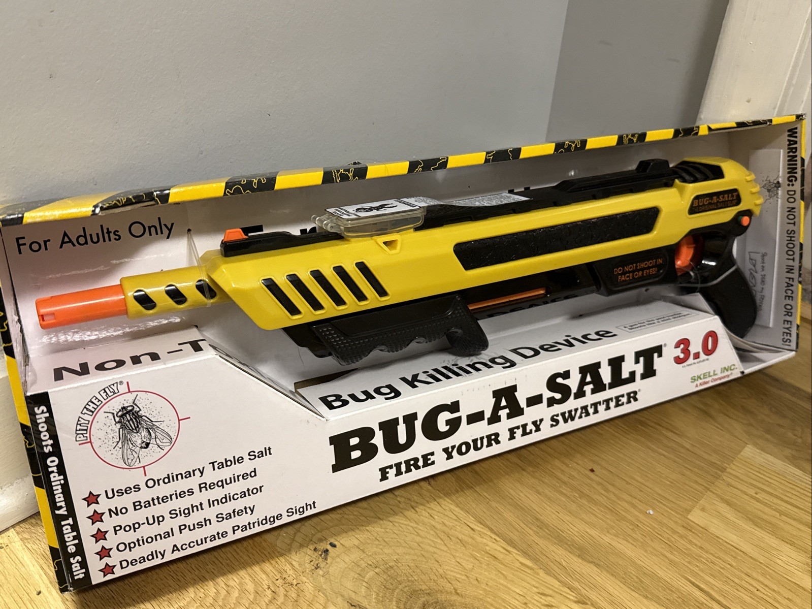Bug-A-Salt 3.0 Yellow Edition Fly Gun New In Box With High Performance Salt gallery