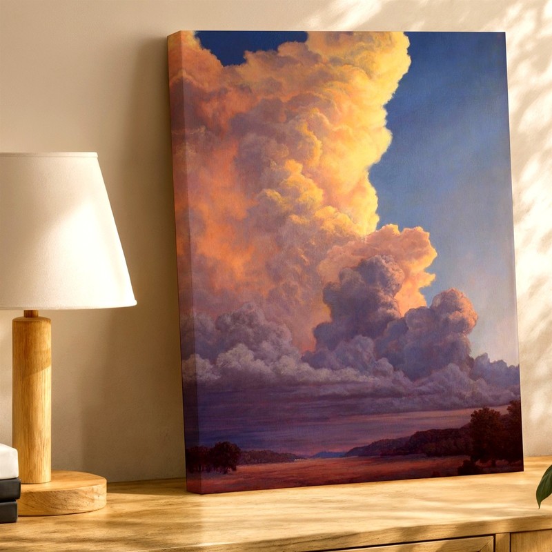 Wall Art Dramatic Cloudscape Landscape Print Sunset Sky Nature Canvas Decor gallery