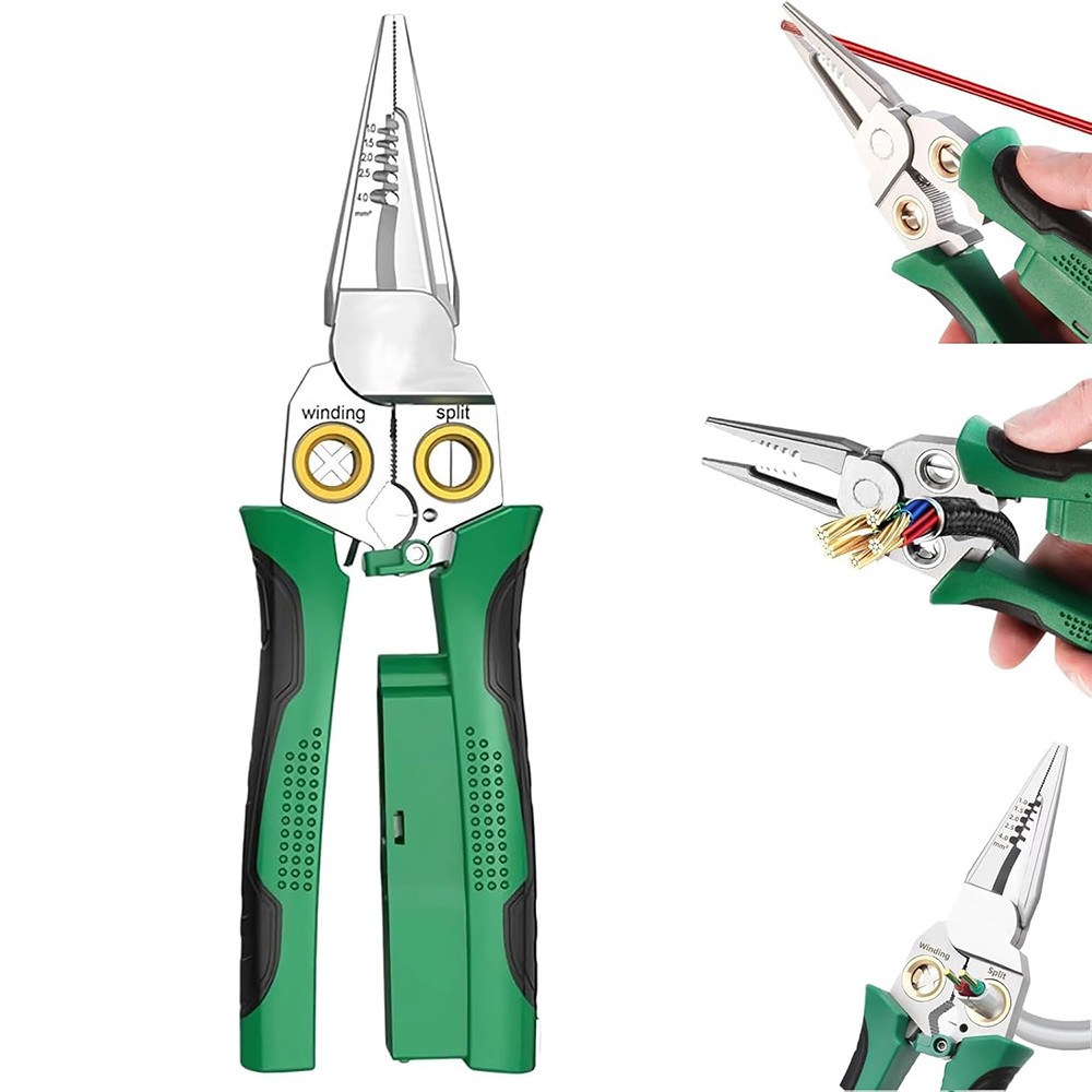 8 In 1 Wire Stripper Wire Stripping Tool with Voltage Tester Cable Cutters New gallery