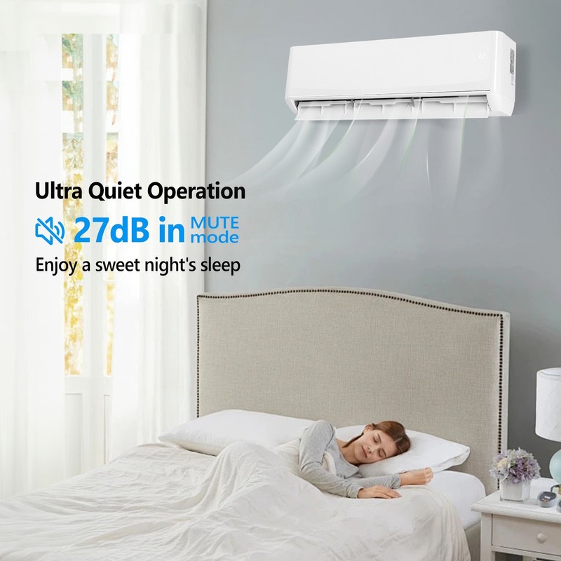 18,000 BTU Mini Split Air Conditioner Heat Pump 230V Dehumidify 23 SEER2 Home gallery
