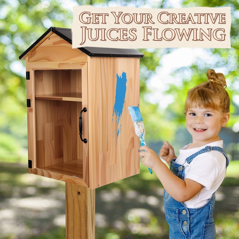 Outdoor Library Book Box, Multipurpose Little Library Box Outdoor gallery