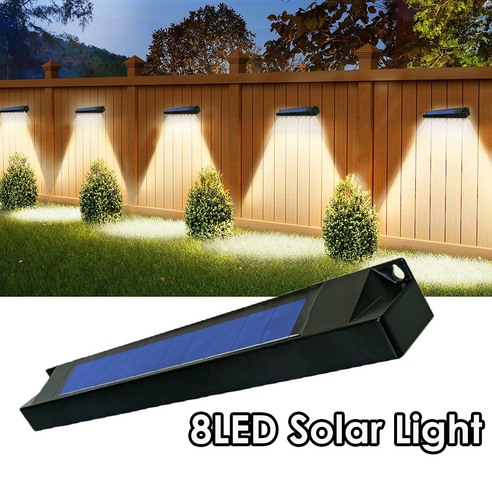 1-10PCS Solar Step Lights Outdoor LED Deck Fence Stair Lights IP54 Waterproof gallery